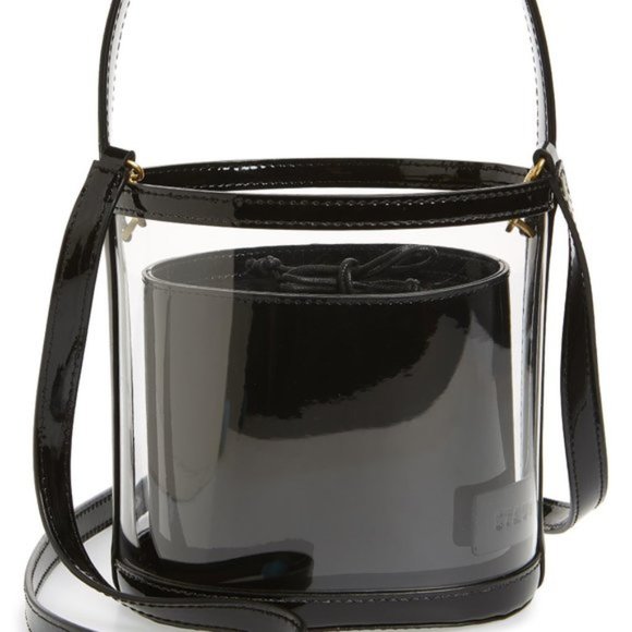 STAUD Bissett Translucent Crossbody Bucket Bag - Picture 11 of 16